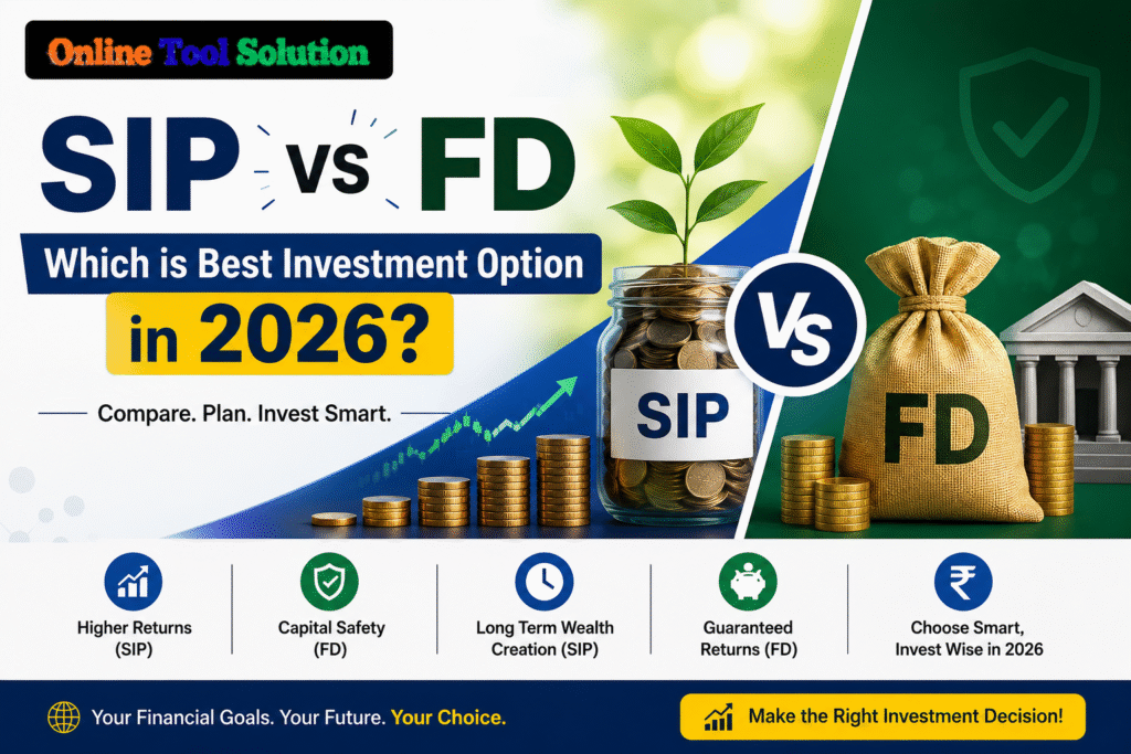 SIP vs FD: Which is Best Investment Option in 2026